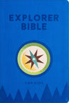 KJV Explorer Bible for Kids (Royal Blue, LeatherTouch, Indexed) by Bible
