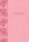 KJV Large Print Thinline Bible, Value Edition (Soft Pink, LeatherTouch) by Bible
