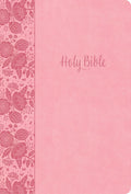 KJV Large Print Thinline Bible, Value Edition (Soft Pink, LeatherTouch) by Bible
