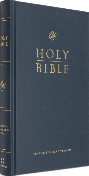 ESV Church Bible, Large Print (Hardcover, Blue)