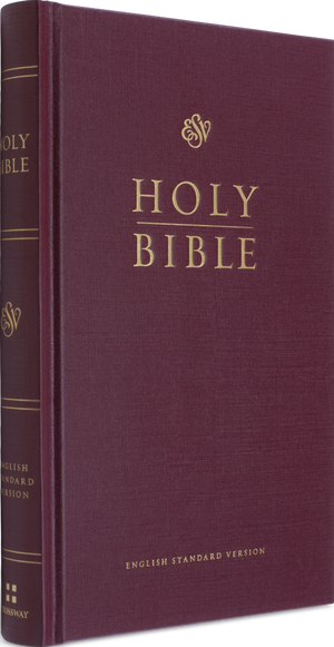 ESV Church Bible, Large Print (Hardcover, Burgundy)