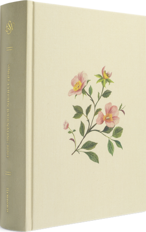 ESV Single Column Journaling Bible (Cloth over Board, Rosehip Design)