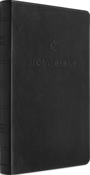 ESV Premium Church Bible, Large Print, Red Letter (TruTone, Black)