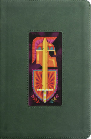 ESV The Biggest Story Holy Bible for Kids (TruTone, Dark Green, Armor Design)