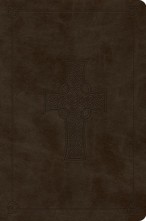 ESV Value Compact Bible (TruTone, Olive, Celtic Cross Design)