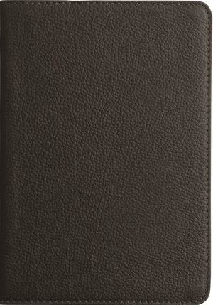 ESV Large Print Compact Bible, Red Letter (Buffalo Leather, Deep Brown)
