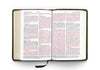 ESV Large Print Compact Bible, Red Letter (Buffalo Leather, Deep Brown)