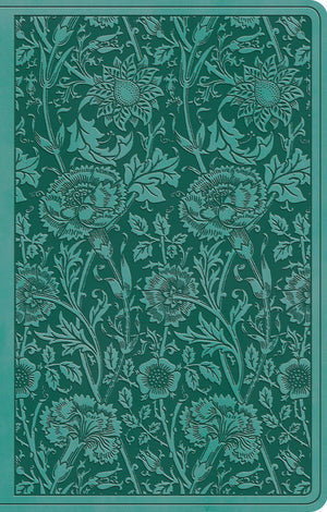 ESV Premium Gift Bible (TruTone, Teal, Floral Design)