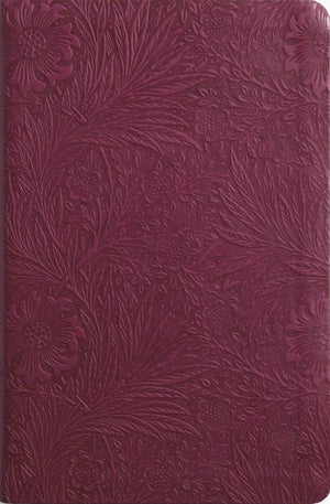 ESV Value Thinline Bible (TruTone, Raspberry, Floral Design)