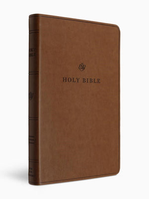ESV Value Thinline Bible (TruTone, English Saddle)