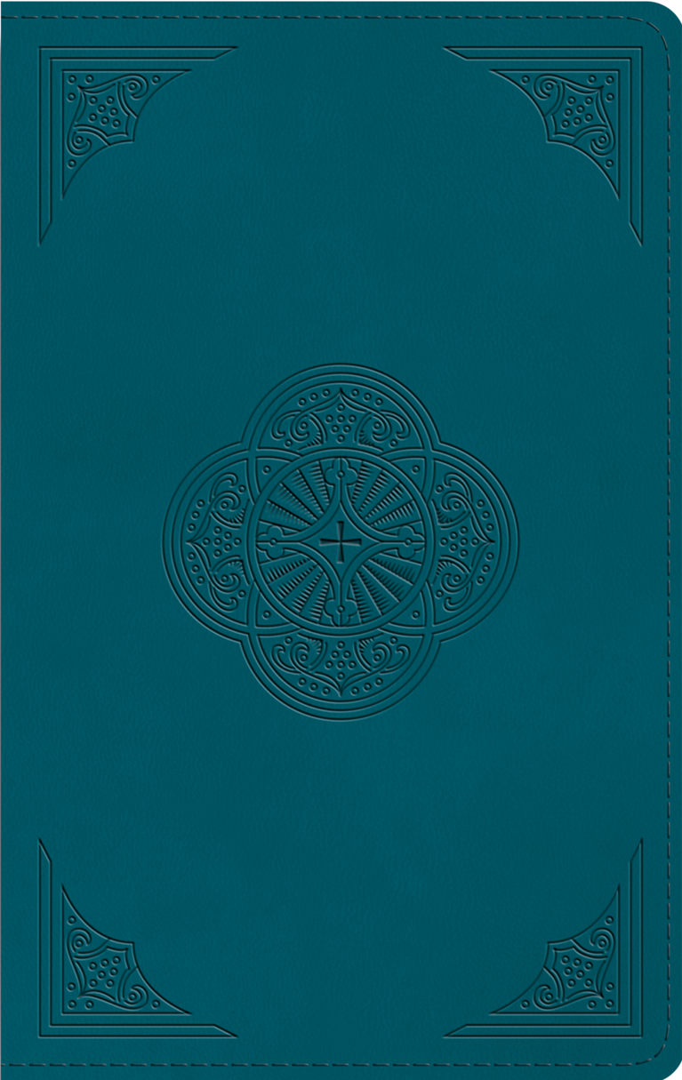 ESV Thinline Bible, Red Letter (TruTone, Deep Teal, Rotunda Design) by ESV