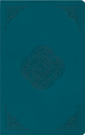 ESV Thinline Bible, Red Letter (TruTone, Deep Teal, Rotunda Design)
