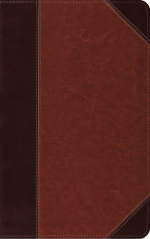 ESV Thinline Bible, Red Letter (TruTone, Brown/Cordovan, Portfolio Design)