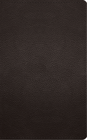 ESV Thinline Bible, Red Letter (Buffalo Leather, Deep Brown)