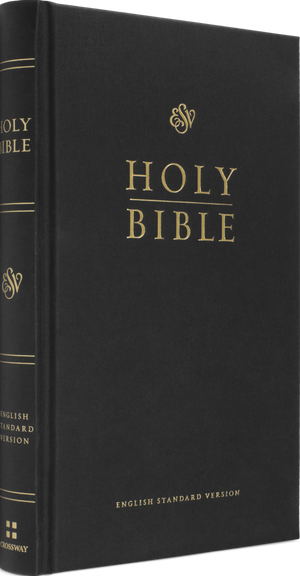 ESV Church Bible, Large Print, Red Letter (Hardcover, Black)