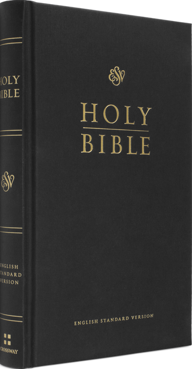 ESV Church Bible, Large Print, Red Letter (Hardcover, Black) by ESV