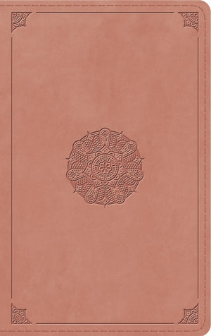 ESV Thinline Bible, Thumb Indexed (TruTone, Blush Rose, Emblem Design)