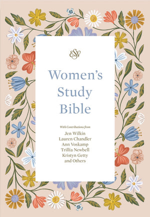 ESV Women's Study Bible (Hardcover, Blush Wildflower Design)