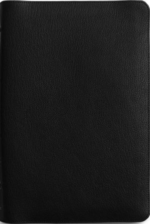 ESV Heirloom Bible, Gloria Dei: Single Column Edition (Goatskin, Full Yapp, Black)