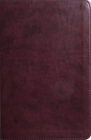 ESV Large Print Thinline Bible, Red Letter (TruTone, Mahogany)