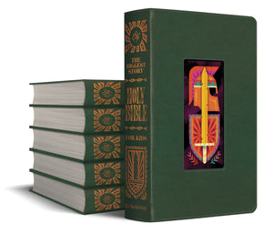 ESV The Biggest Story Holy Bible for Kids (TruTone, Dark Green, Armor Design, Case of 8)