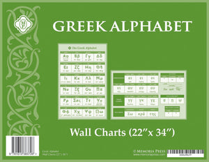 Greek Alphabet Wall Charts by Memoria Press