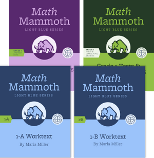 Math Mammoth - Grade 1 Pack by Maria Miller
