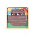 Noah's Ark 5 Layer Wooden Puzzle - rainbow and grass