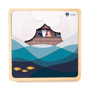 Noah's Ark 5 Layer Wooden Puzzle - outer layer