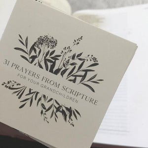 31 Prayers From Scripture - For Your Grandchildren by Missional Mums (31praygrandchildren) Reformers Bookshop