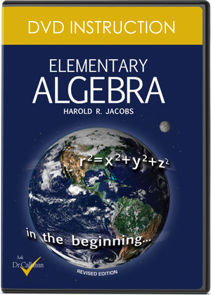 Elementary Algebra Dvd Instruction Harold Jacobs