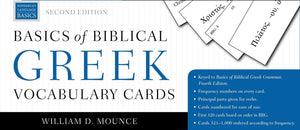 Basics Of Biblical Greek Vocabulary Cards by Mounce, William D. (9780310598763) Reformers Bookshop