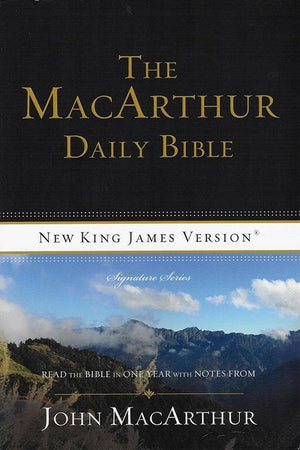 9780718003579-NJKV MacArthur Daily Bible, The: Read Through The Bible In One Year, With Notes From John MacArthur-MacArthur, John