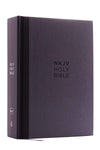 NKJV Compact Single-Column Reference Bible, Hardcover Charcoal Bible