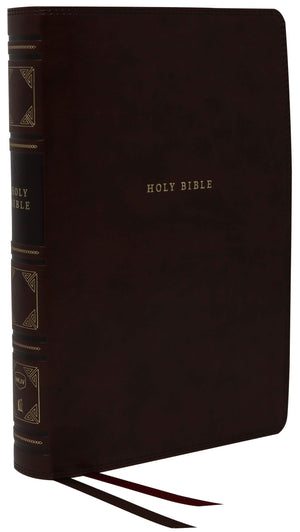 NKJV Classic Center Column Reference Bible (Leathersoft, Black)