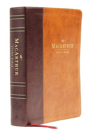 NASB Macarthur Study Bible 2nd Edition Brown Indexed by Bible (9780785230328) Reformers Bookshop