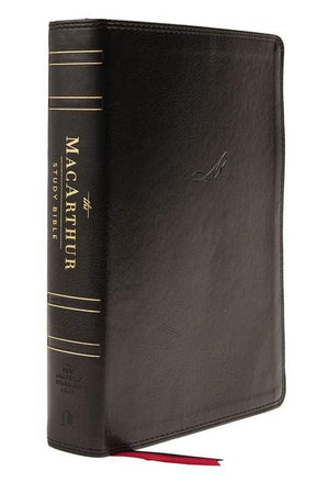 NASB Macarthur Study Bible 2nd Edition Black Indexed by Bible (9780785230342) Reformers Bookshop