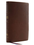 NKJV Thinline Reference Bible Large Print (Goatskin Brown)