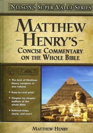 9780785250470-Matthew Henry's Concise Commentary On The Whole Bible-Henry, Matthew