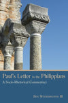 9780802801432-SRC Paul's Letter to the Philippians: A Socio-Rhetorical Commentary-Witherington III, Ben