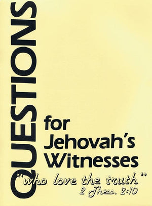 9780875521626-Questions for Jehovah's Witnesses-Cetnar, William; Cetnar, Joan