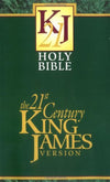 KJ21 Holy Bible: 21st Century King James Version (Bonded Leather, Burgundy)