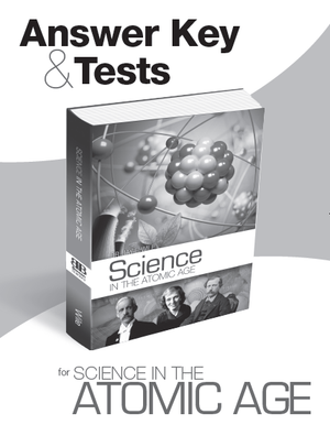 Answer Key Tests For Science In The Atomic Age