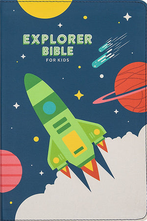CSB Explorer Bible for Kids, Blast Off (LeatherTouch) by CSB Bibles by Holman