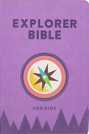 CSB Explorer Bible for Kids, Lavender Compass (LeatherTouch, Indexed) by CSB Bibles by Holman