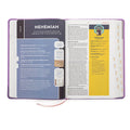 CSB Explorer Bible for Kids, Lavender Compass (LeatherTouch, Indexed)
