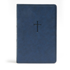 CSB Everyday Study Bible Navy Cross Leathertouch