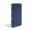 CSB Personal Size Bible, Navy LeatherTouch by Bible (9781430070504) Reformers Bookshop