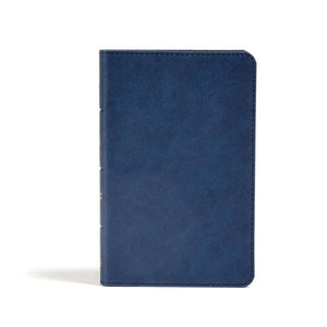CSB Personal Size Bible, Navy LeatherTouch by Bible (9781430070504) Reformers Bookshop