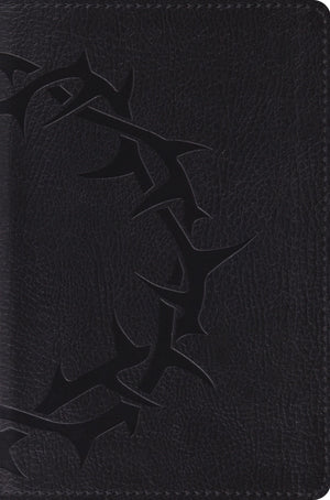 ESV Compact Bible (TruTone, Charcoal, Crown Design) by ESV (9781433503825) Reformers Bookshop